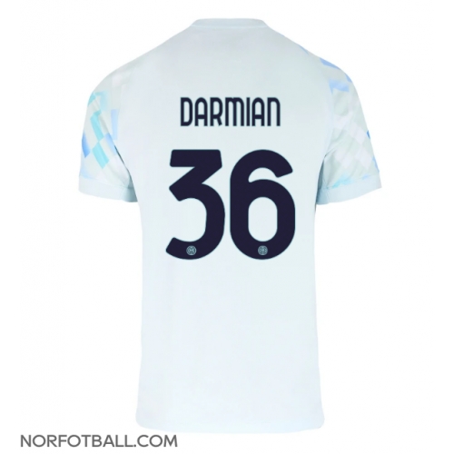 Billige Fotballdrakt Inter Milan Matteo Darmian #36 Replika Bortedrakt 2025-26 Kortermet Billige Fotballdrakt Inter Milan Matteo Darmian #36 Replika Bortedrakt 2025-26 Kortermet